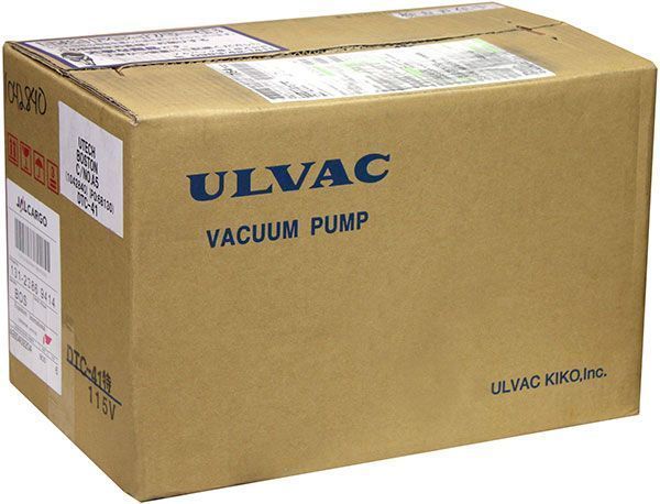 ULVAC DTC-41 110V 1.6 cfm 2-Stage Chemical-Duty Diaphragm Pump TUV