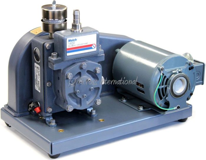 Welch 1400 DuoSeal 0.9 cfm 0.1 Micron Belt Drive Dual-Stage Pump