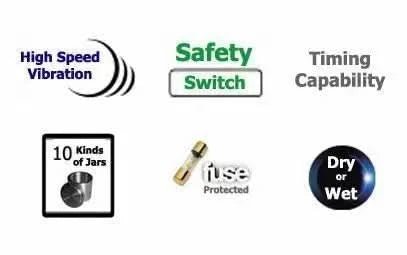 Desktop High Energy Vibratory Ball Mill with One 80ml St St Jar 220V 2019-2022 Model