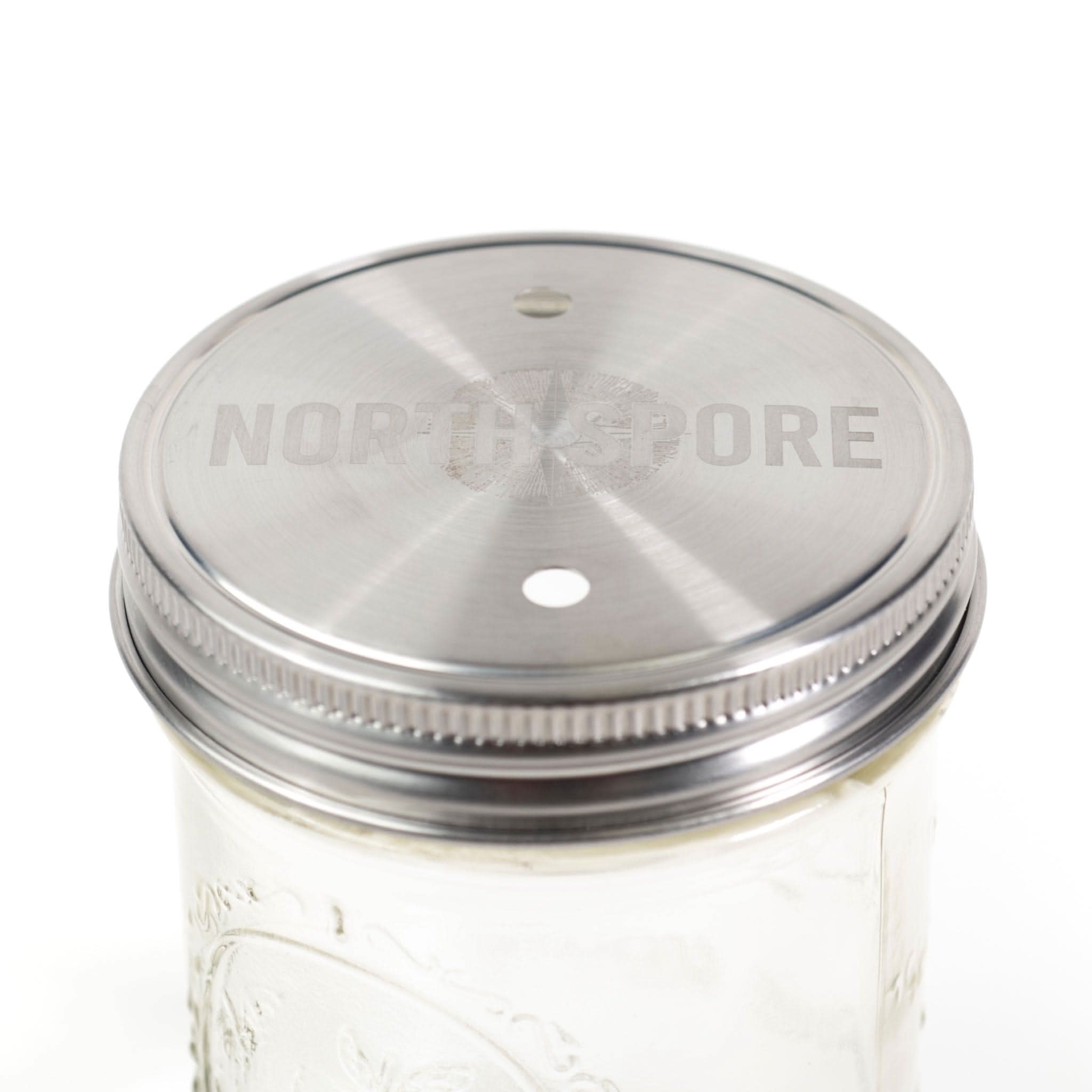 6 pc. 'Wide Mouth' Culture Jar Lid with Port & Filter