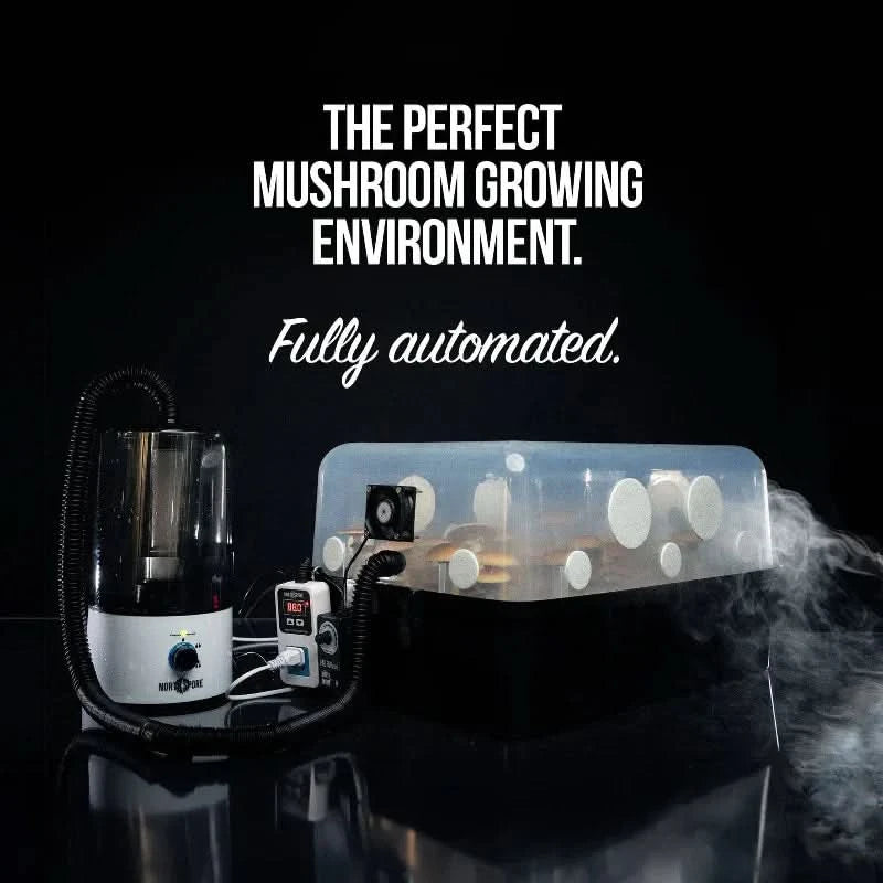 Automated 'Boomr Bin' Dung-Loving Monotub Mushroom Grow Kit