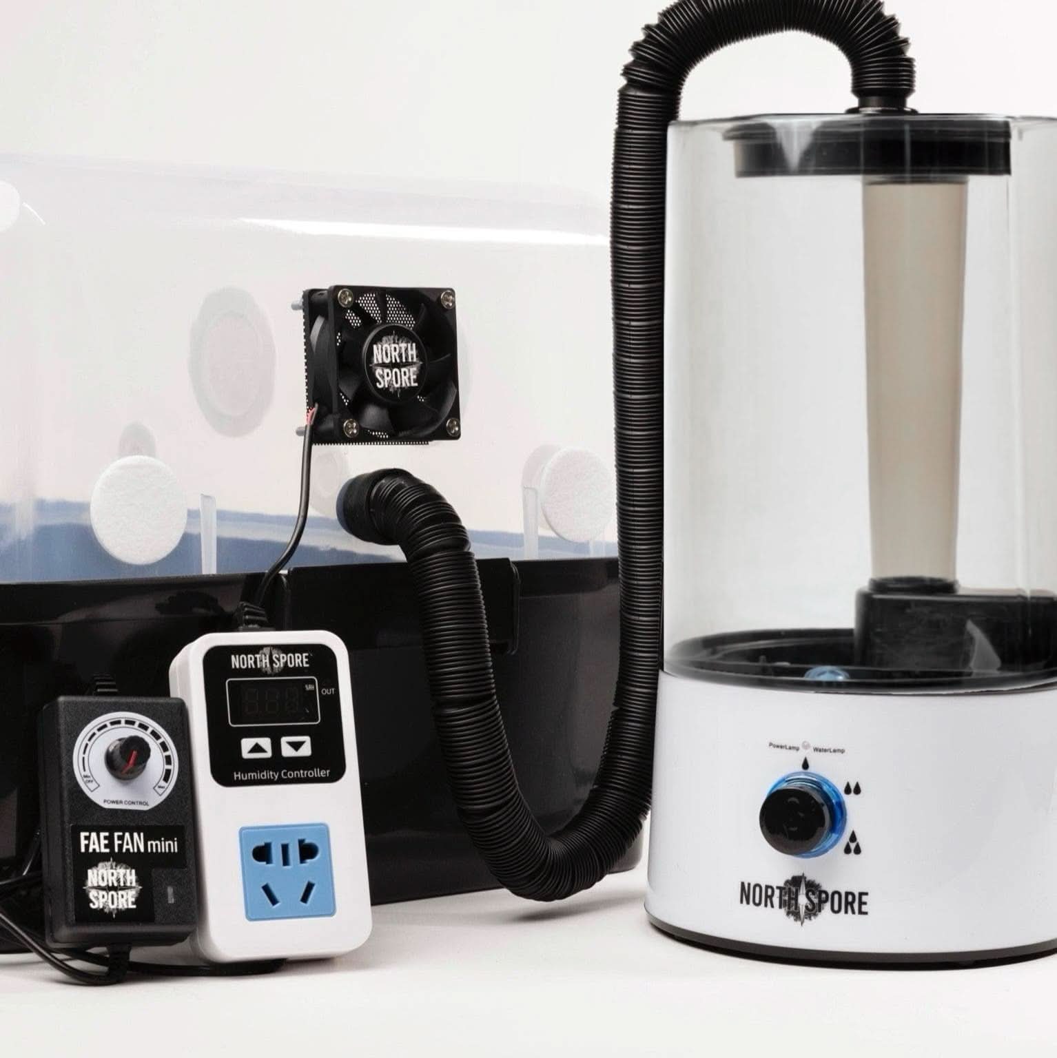 Automated 'Boomr Bin' Monotub Mushroom Grow Kit