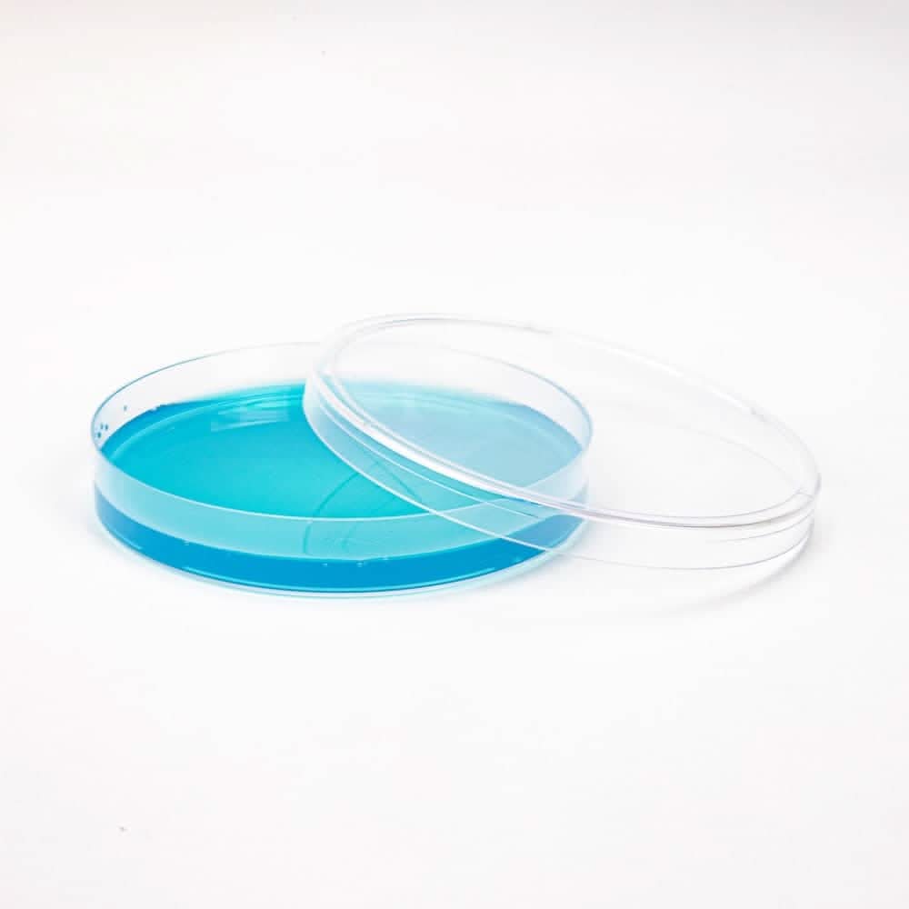 Blue Antibiotic Pre-Poured Sterile Agar Plates