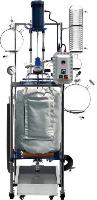 Glass Reactor Ai 100L Jacket w/ Explosion-Proof Motor/Controller 220V