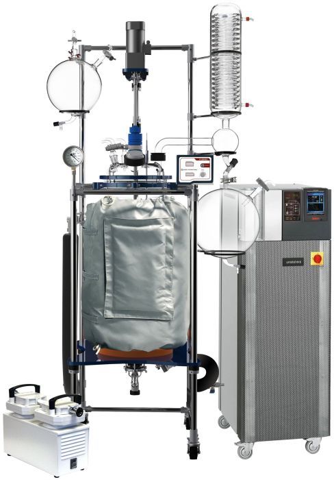 Ai 100L Single or Dual Jacketed Glass Reactor - Winterization Package