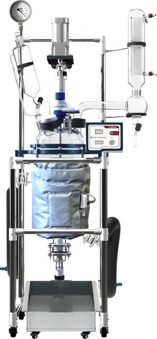 Glass Reactor Ai 10L Single or Dual Jacketed Systems