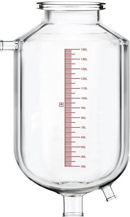 Single-Jacketed 150L Reactor Vessel for Ai R150 Glass Reactors