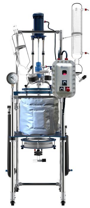 Glass Reactor Ai 20L Jacket w/ Explosion-Proof Motor & Controller 220V
