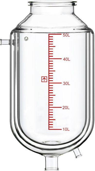 Dual-Jacketed 50L Reactor Vessel for Ai R50 Glass Reactors