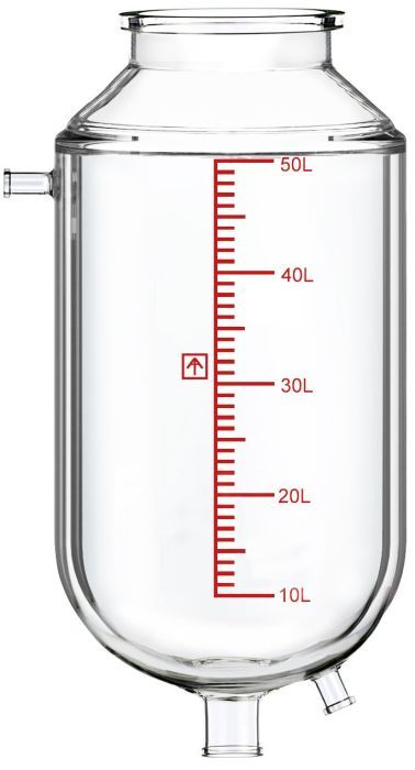 Single-Jacketed 50L Reactor Vessel for Ai R50 Glass Reactors