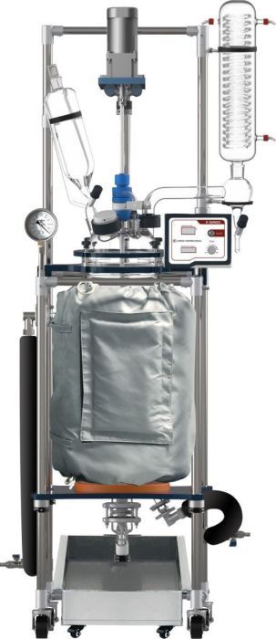 Glass Reactor Ai 50L Single or Dual Jacketed Systems