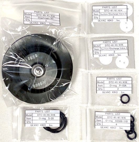 ULVAC DTC-41 230V 1.6 cfm 2-Stage Chemical-Duty Diaphragm Pump TUV