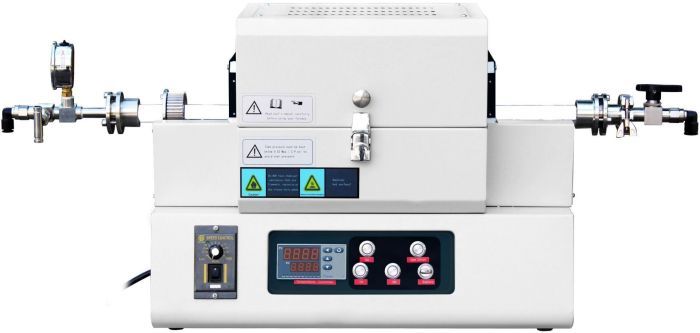 1200C 1-Zone 25mm OD Compact Rotary Top-Open Tube Furnace