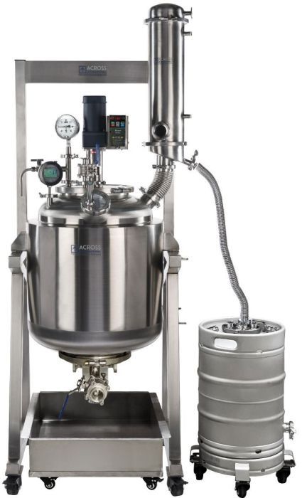 Ai Dual-Jacketed 100L 316L-Grade SST Filter Reactor
