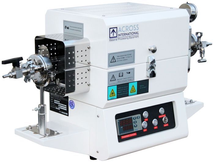 1200C 1-Zone 50mm OD Top-Open Tube Furnace with Quartz Tube