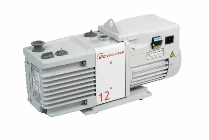 Across International Edwards RV12 Dual-Stage Vacuum Pump with Bellow & Fitting