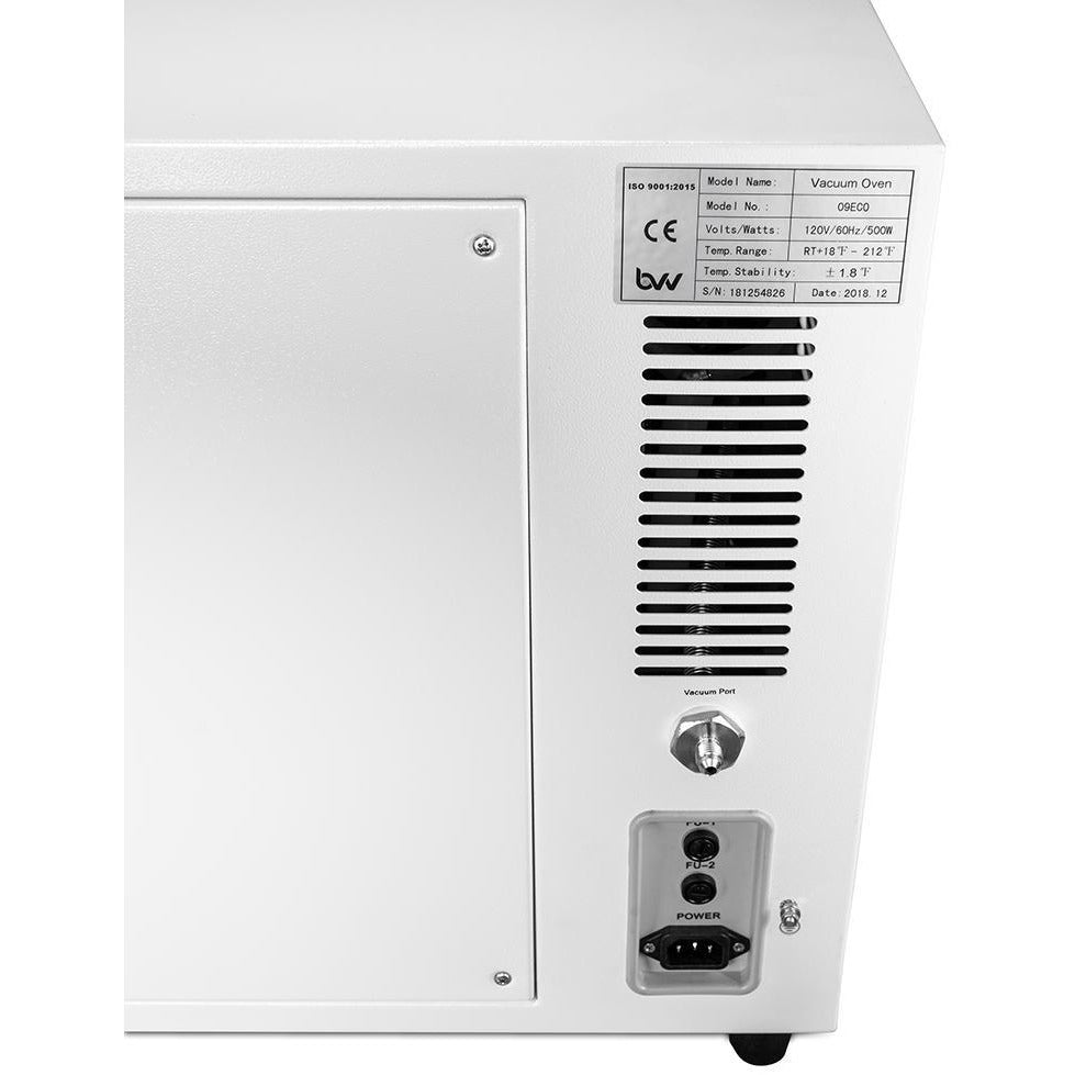 BVV 0.9CF ECO Vacuum Oven - 4 Wall Heating, LED display, LED's  - 4 Shelves Standard