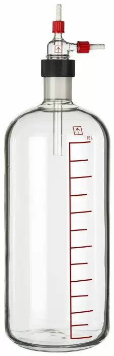 Ai 10L Heavy Wall Glass Vacuum Filtering Carboy