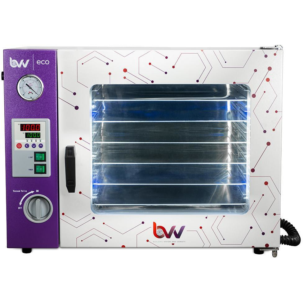 BVV 1.9CF ECO Vacuum Oven - 4 Wall Heating, LED display, LED's  - 5 Shelves Standard