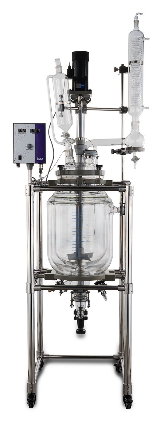 BVV 50L Double Jacketed Glass Reactor