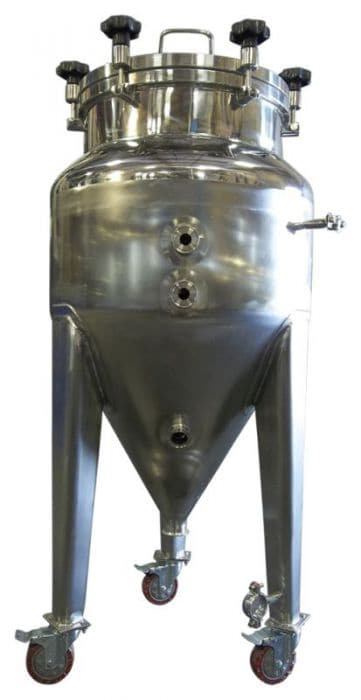 Glacier Tanks 15 Gallon Fermenter | Jacketed Uni Tank - Stainless Stee