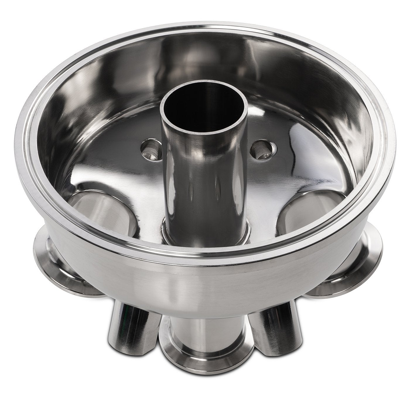 6" Tri-Clamp Hemispherical Extractor Lid