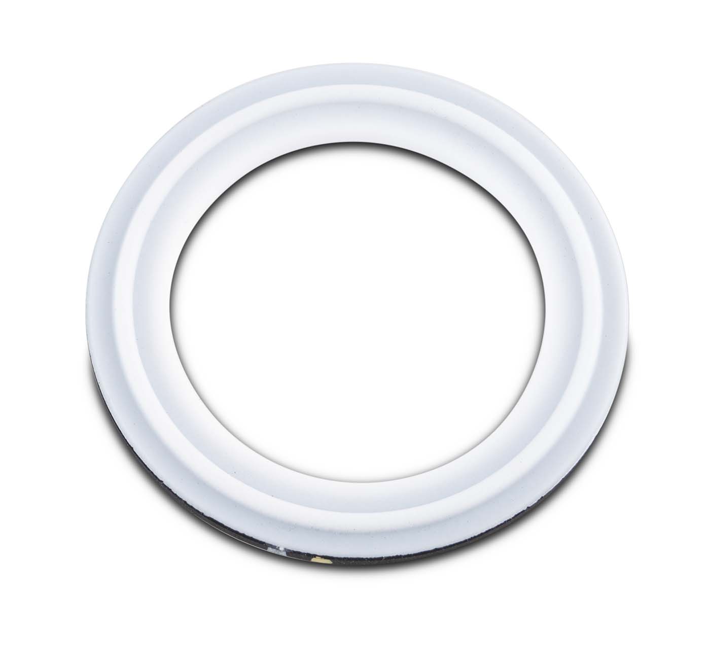 PTFE Envelope Tri-Clamp Gaskets with Viton Filler