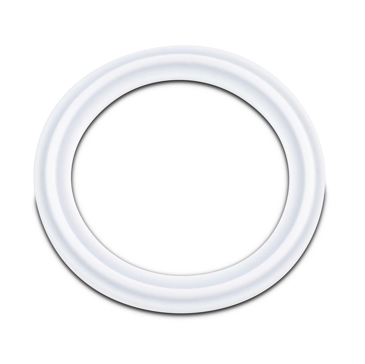 PTFE Envelope Tri-Clamp Gaskets with Viton Filler