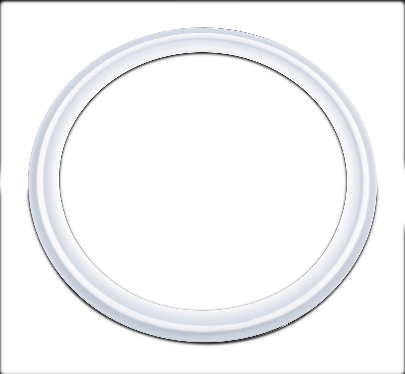 PTFE Envelope Tri-Clamp Gaskets with Viton Filler