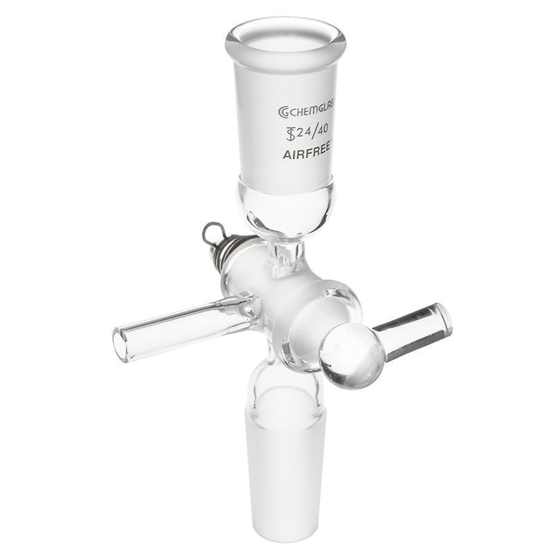 Chemglass Flushing Airfree Adapter