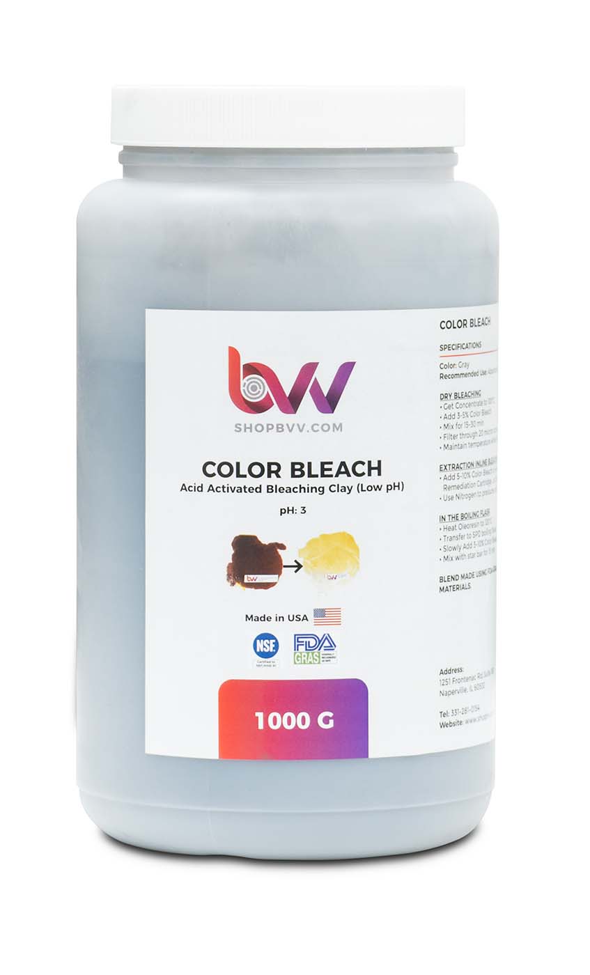 BVV Color Bleach for Edible Oils *FDA & NSF Certified Material (Compares to T-41™)