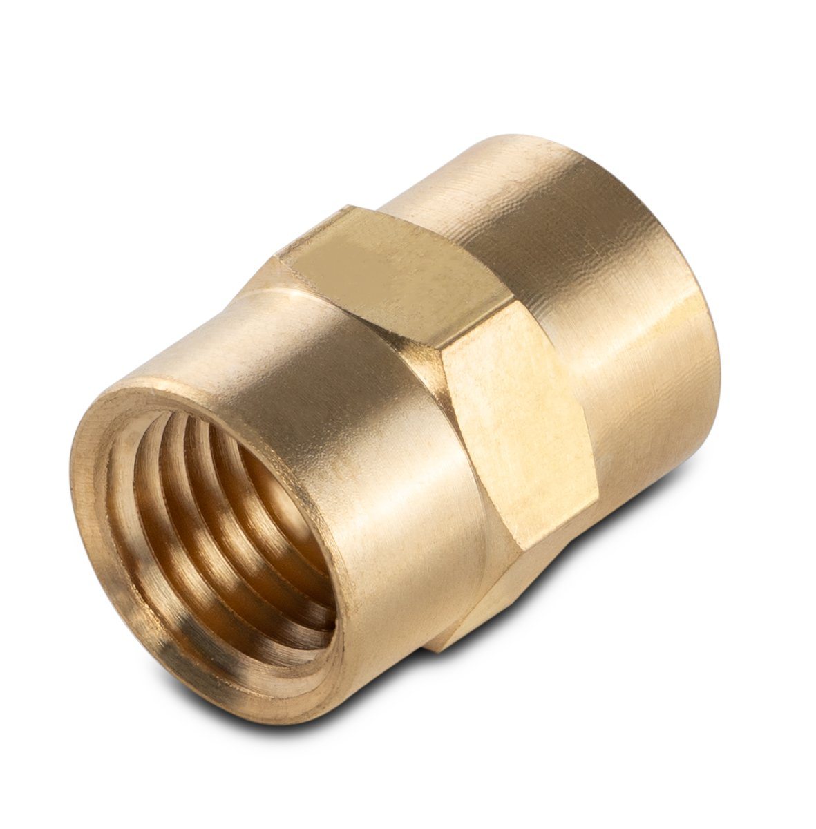 Brass Hex Coupler - Female NPT