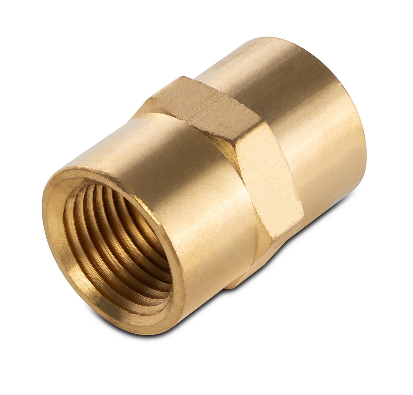 Brass Hex Coupler - Female NPT