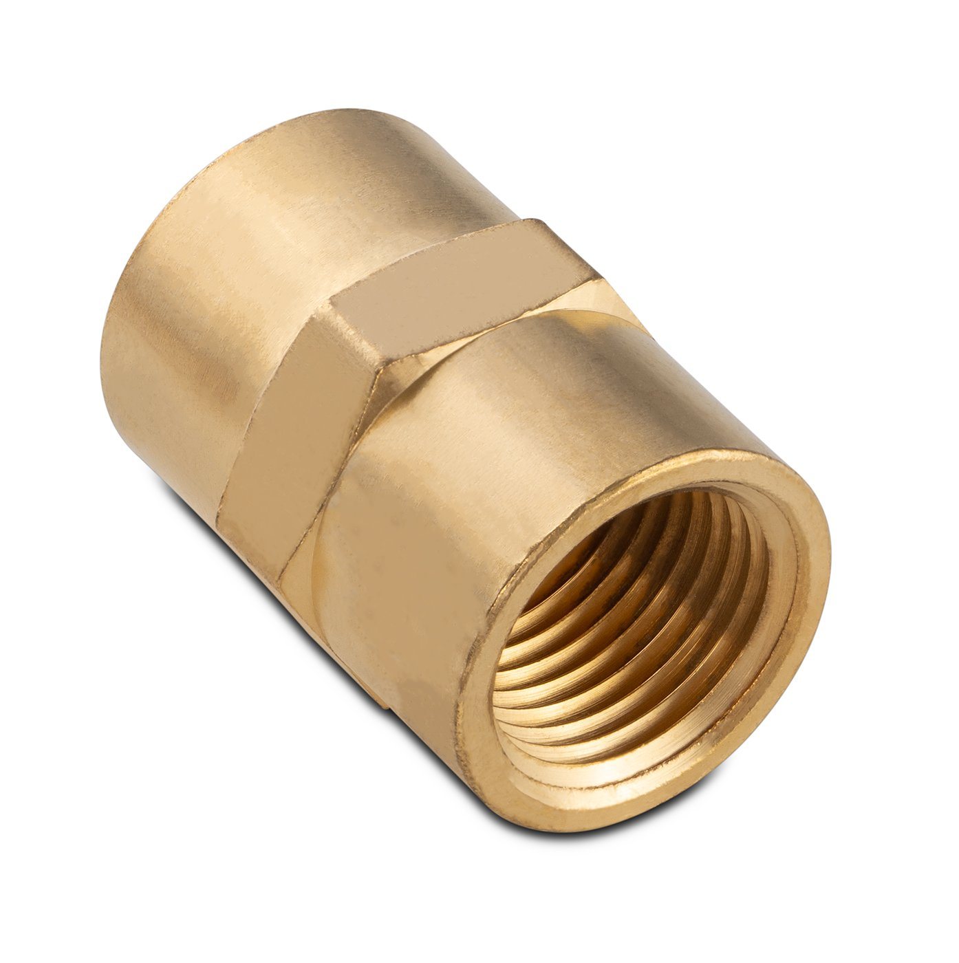 Brass Hex Coupler - Female NPT