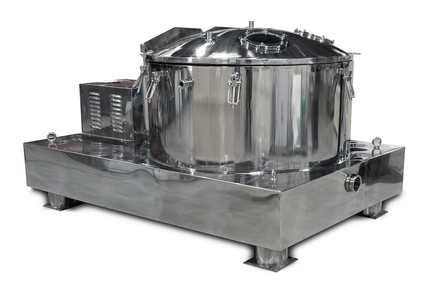 160L Jacketed Stainless Steel Centrifuge with Explosion Proof Motor and Siemens Controller - 55LB Max Capacity