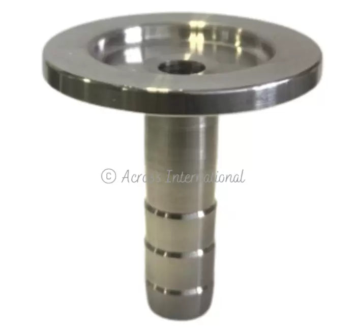 Across International KF25/NW25 Flange to 3/8" Hose Barb Adapter for Vacuum Connection