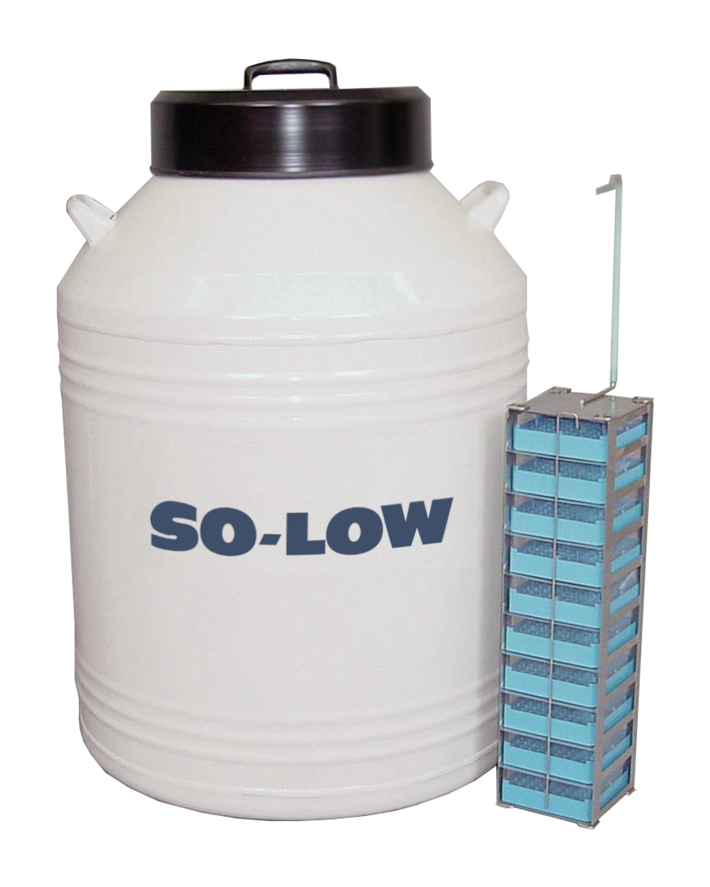 So-Low 47 liter LN2 Tank w/ Polycarbonate Boxes