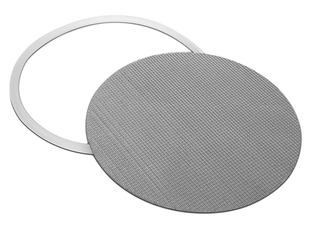 316L Stainless Dutch Weave Sintered Filter Disk 1 micron and up - Silicone