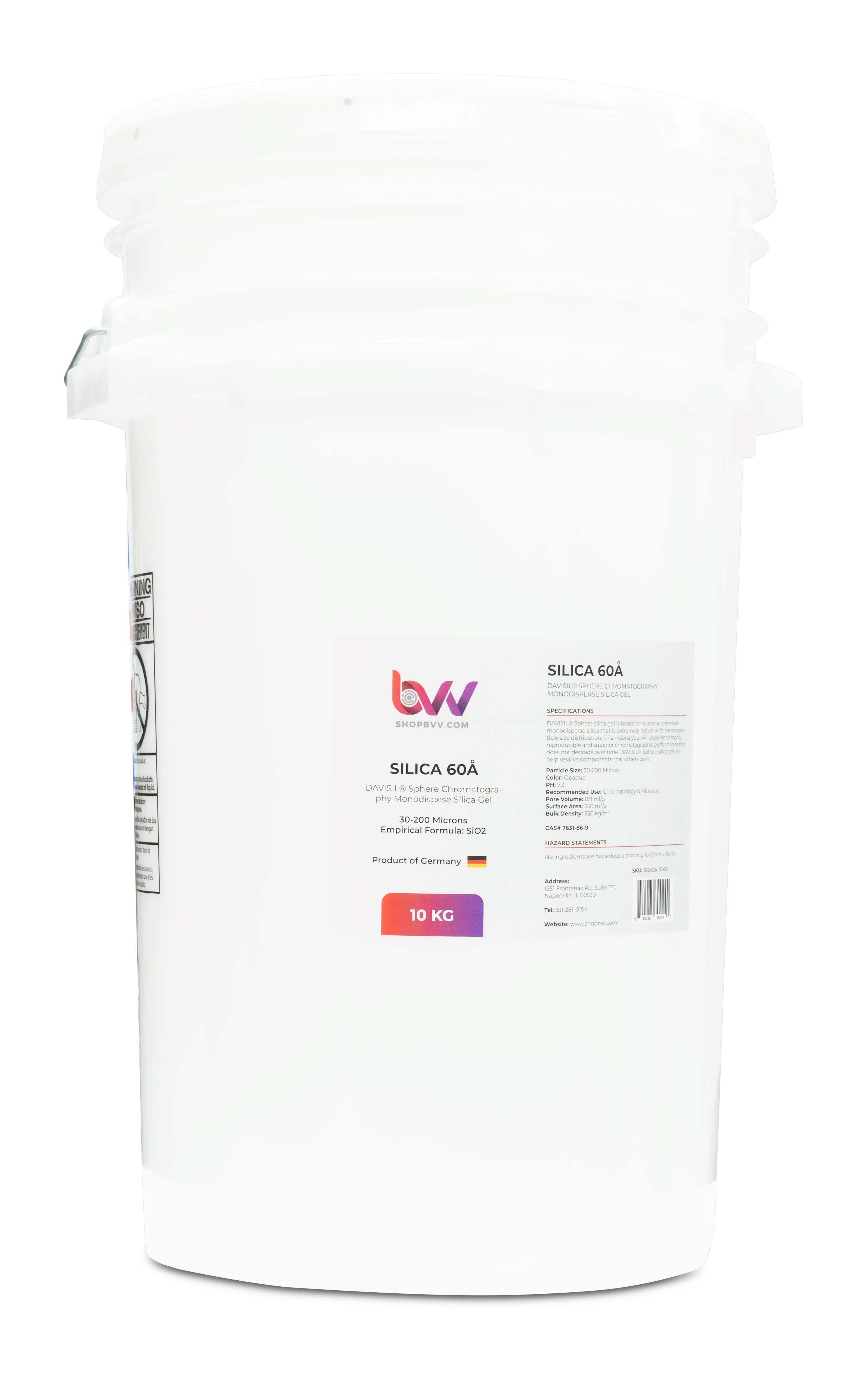Chromatography Silica Gel 60A 30-200μm (Made in Germany)