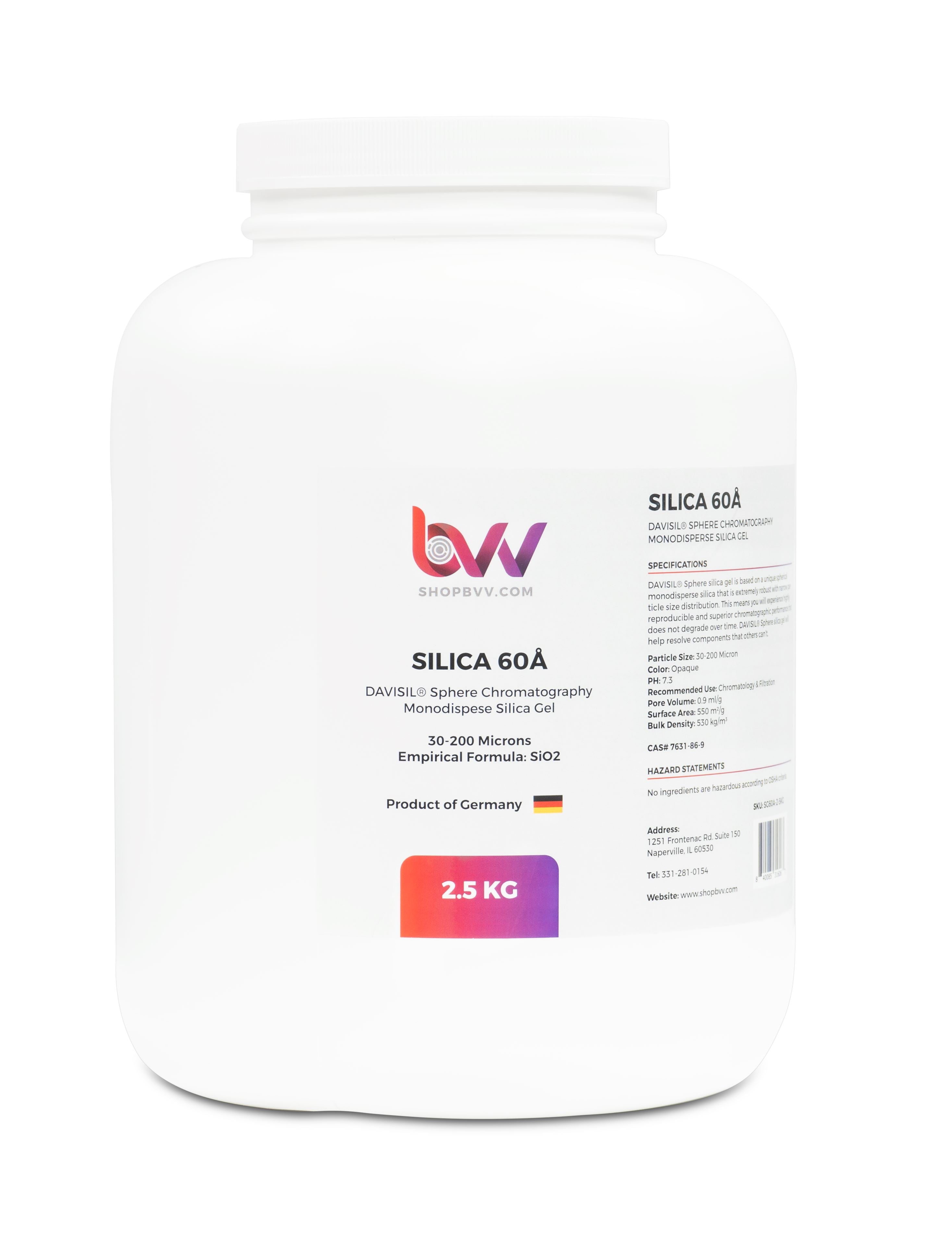 Chromatography Silica Gel 60A 30-200μm (Made in Germany)