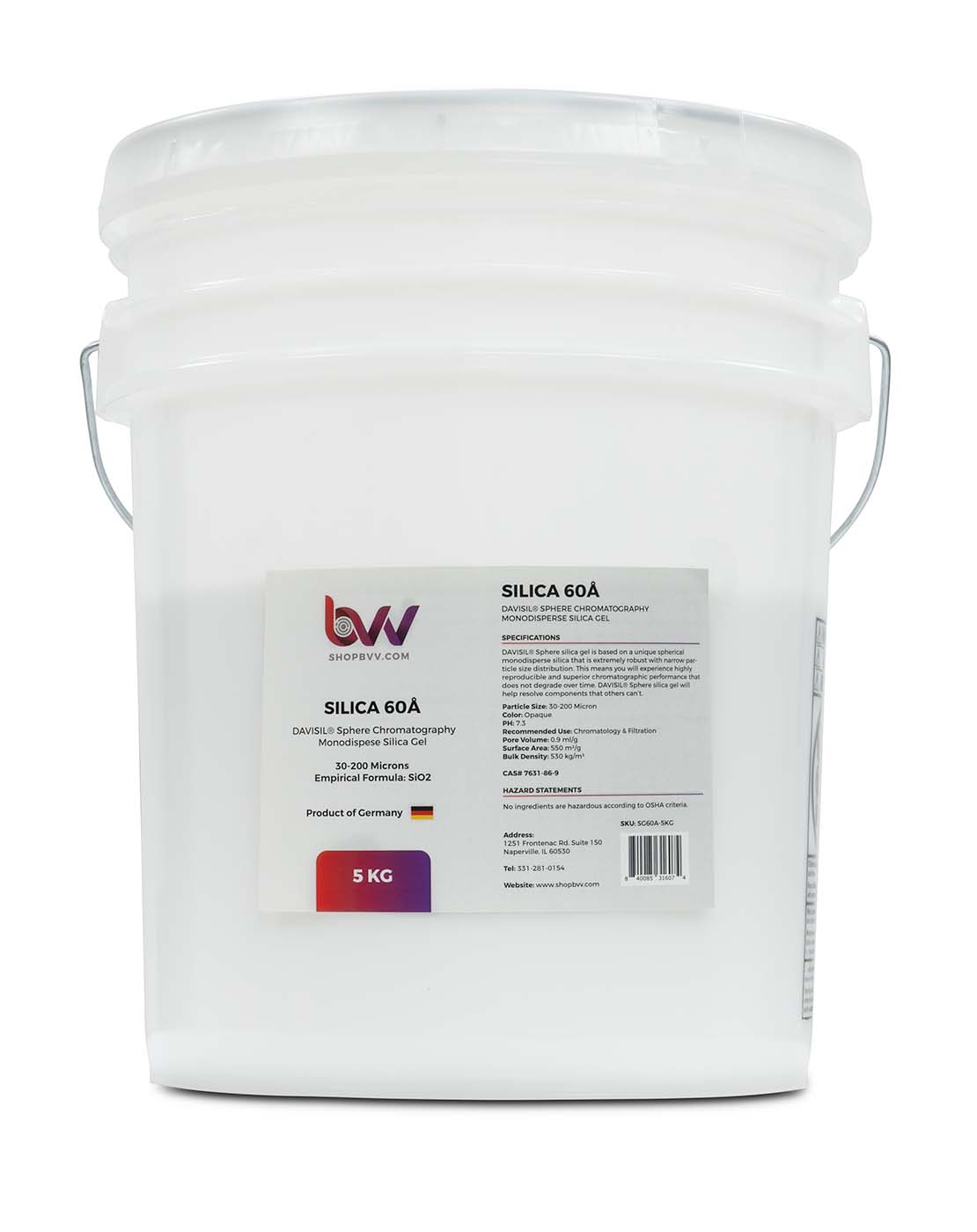 Chromatography Silica Gel 60A 30-200μm (Made in Germany)