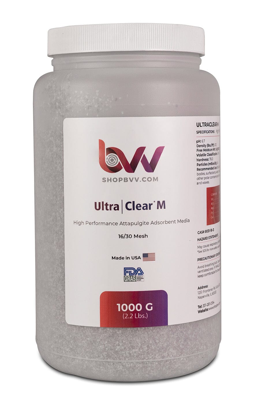 Ultra Clear M - Granular High Performance Bentonite for Bleaching & Decolorizing Edible Oils