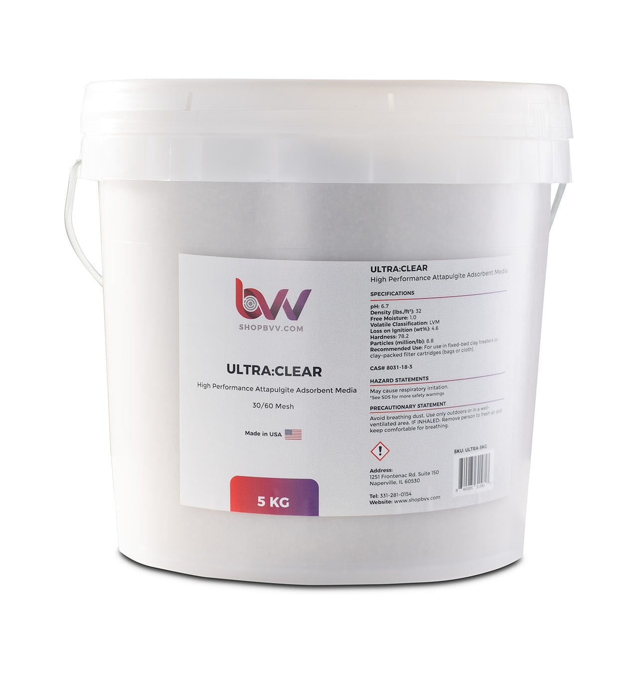 Ultra Clear FDA-GRAS Granular High Performance Bentonite for Bleaching & Decolorizing Edible Oils *Compares to CRX™