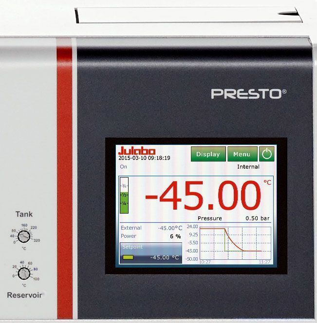 Across International Julabo PRESTO A45t -45C 250C 7.5L Dynamic Temperature Control