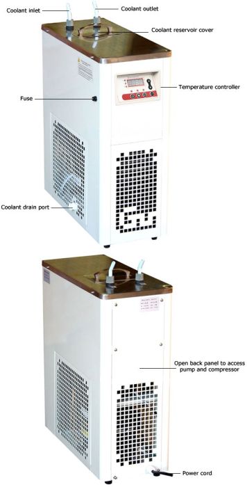 Across International Ai -15°C 3L Compact Recirculating Chiller with Centrifugal Pump