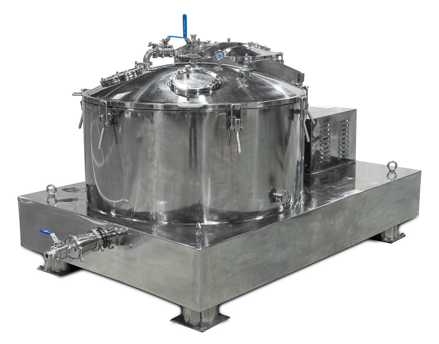 BVV 280L Jacketed Stainless Steel Centrifuge with Explosion Proof Motor and Siemens Controller - 85LB Max Capacity