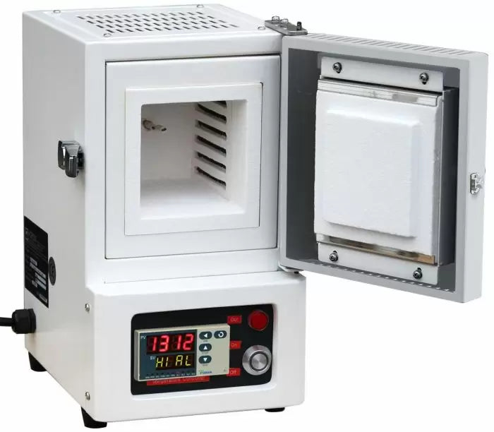 Across International 1050°C 4x4x4" Compact Muffle Furnace w/ 30-Seg PID Controller