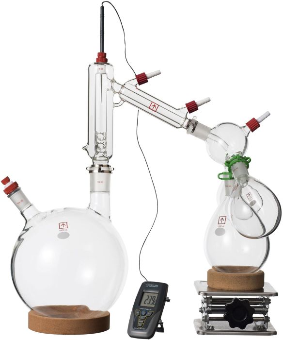 Across International Ai 5L Short Path Distillation Kit with Multiple Receiving Flasks