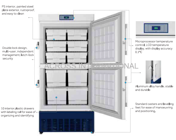 Ai EasyChill 18 Cu Ft -30°C Upright Freezer UL 110V