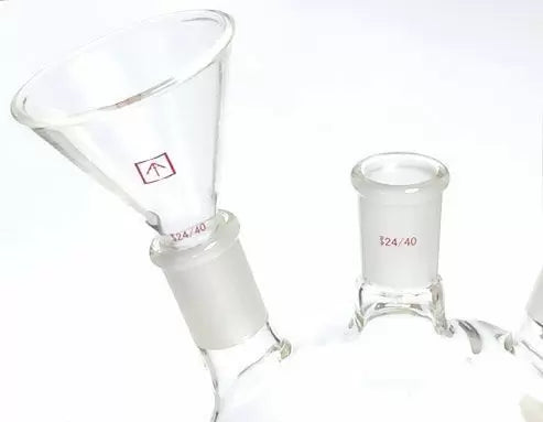 Across International Ai 24/40 Joint Glass Feeding Funnel with 4" Opening